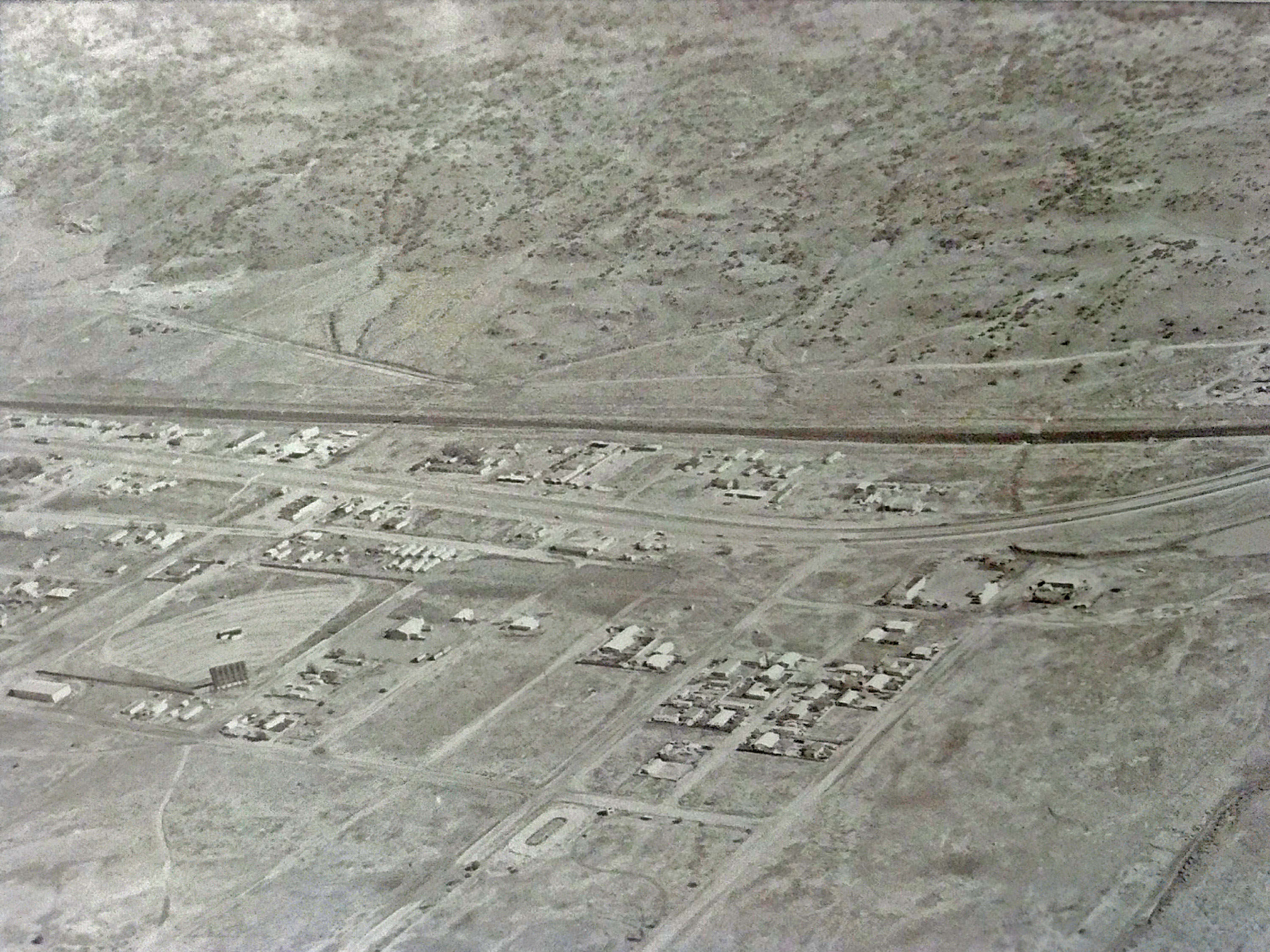 Village of Milan Aerial 1960